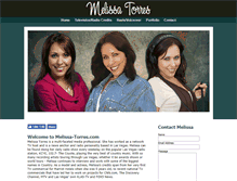 Tablet Screenshot of melissa-torres.com